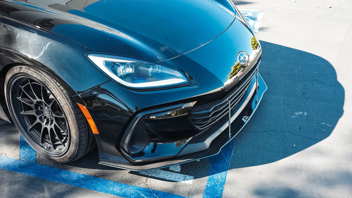 Carbon Fiber Wind Splitter w/ Rods-Subaru BRZ 2022+