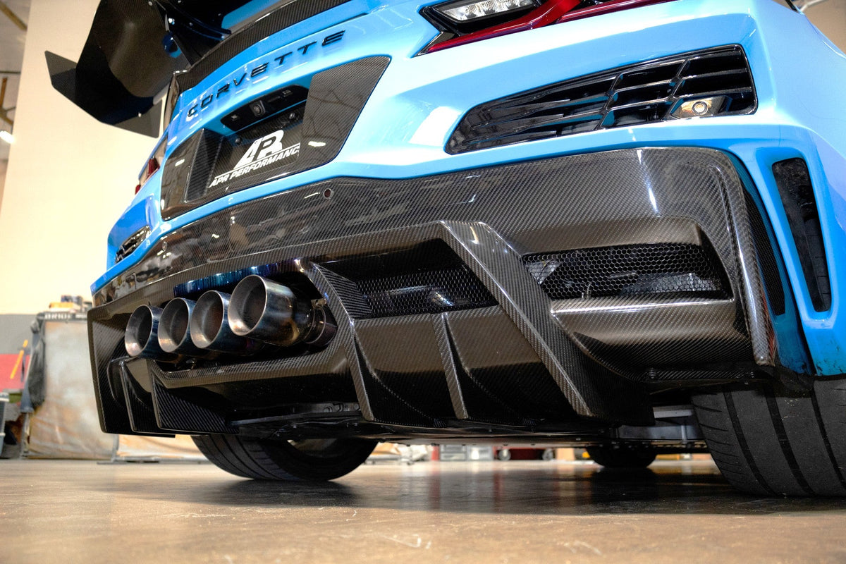 Carbon Fiber Rear Diffuser - Chevrolet C8 Corvette Z06/ZR1