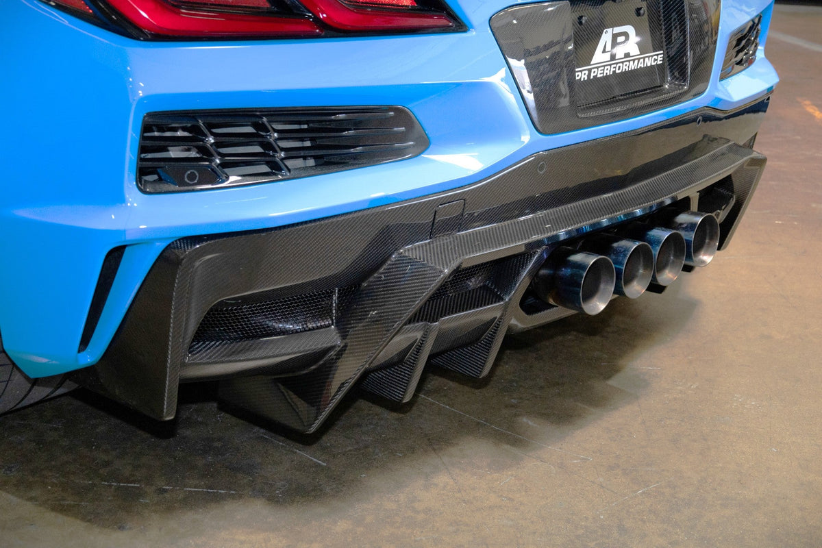 Carbon Fiber Rear Diffuser - Chevrolet C8 Corvette Z06/ZR1