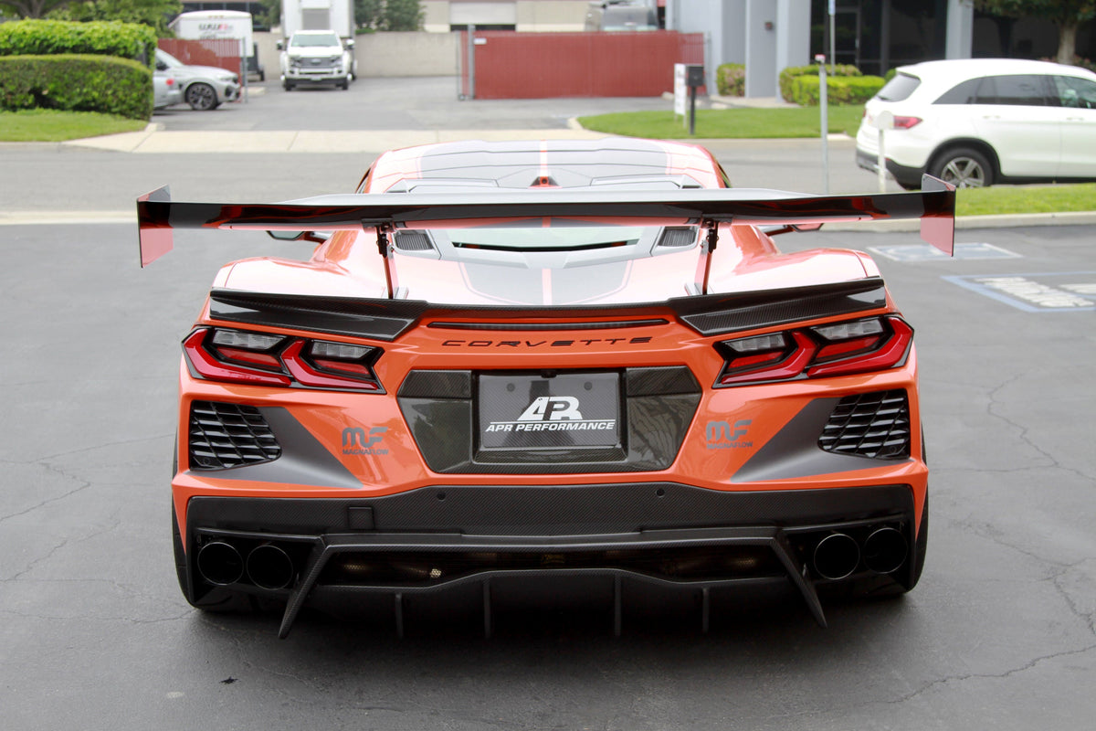 Carbon Fiber Rear Diffuser-Chevrolet Corvette C8 Stingray