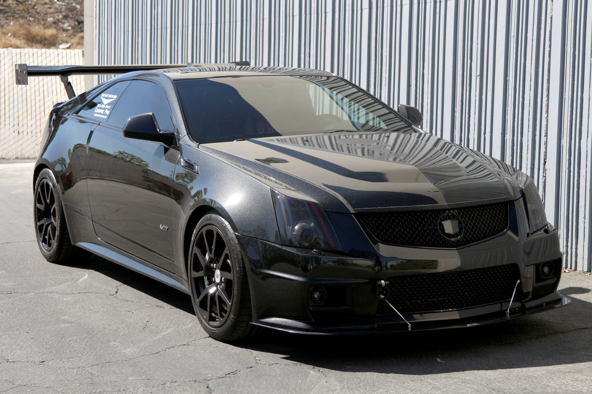 GTC-500 Carbon Fiber Adjustable Wing-2011-2015 Cadillac CTS-V Coupe