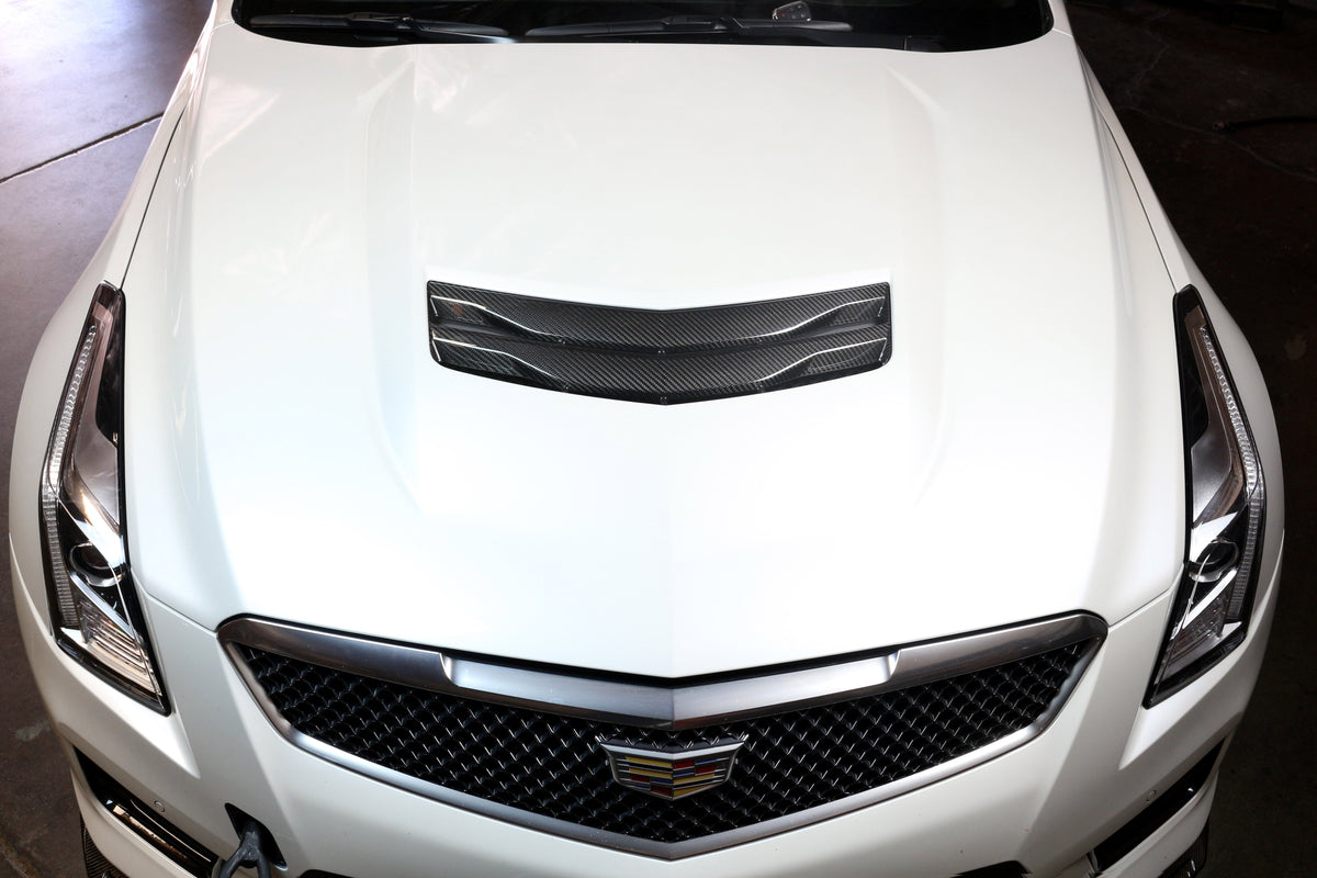 Carbon Fiber Hood Vent-2016-2019 Cadillac ATS-V