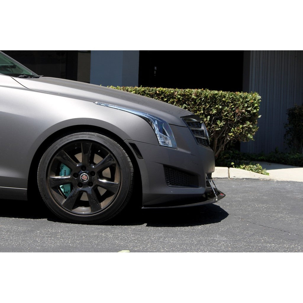 Carbon Fiber Front Wind Splitter-2012-2019 Cadillac ATS Sedan