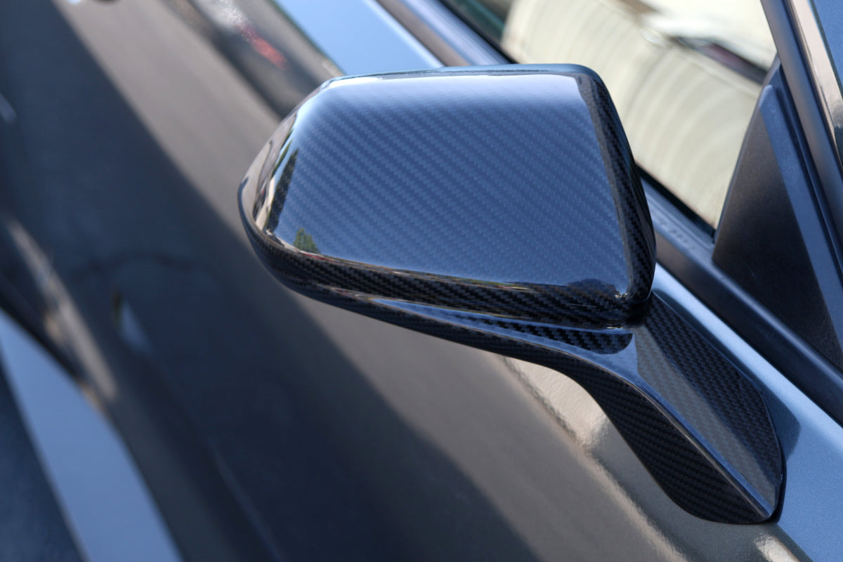 Carbon Fiber Replacement Mirror Covers- 2016-2024 Chevrolet Camaro