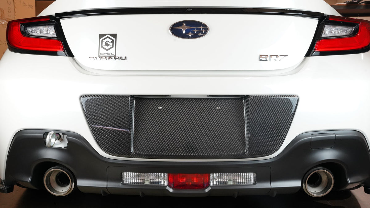 Carbon Fiber License Plate Frame- Toyota GR86/ Subaru BRZ 2022+