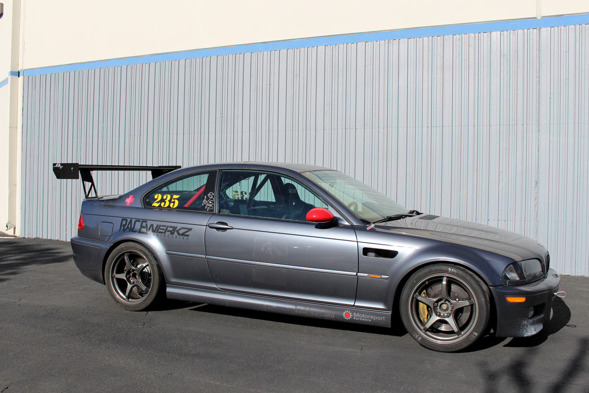 GT-250 Carbon Fiber Adjustable Wing-BMW E46 Coupe