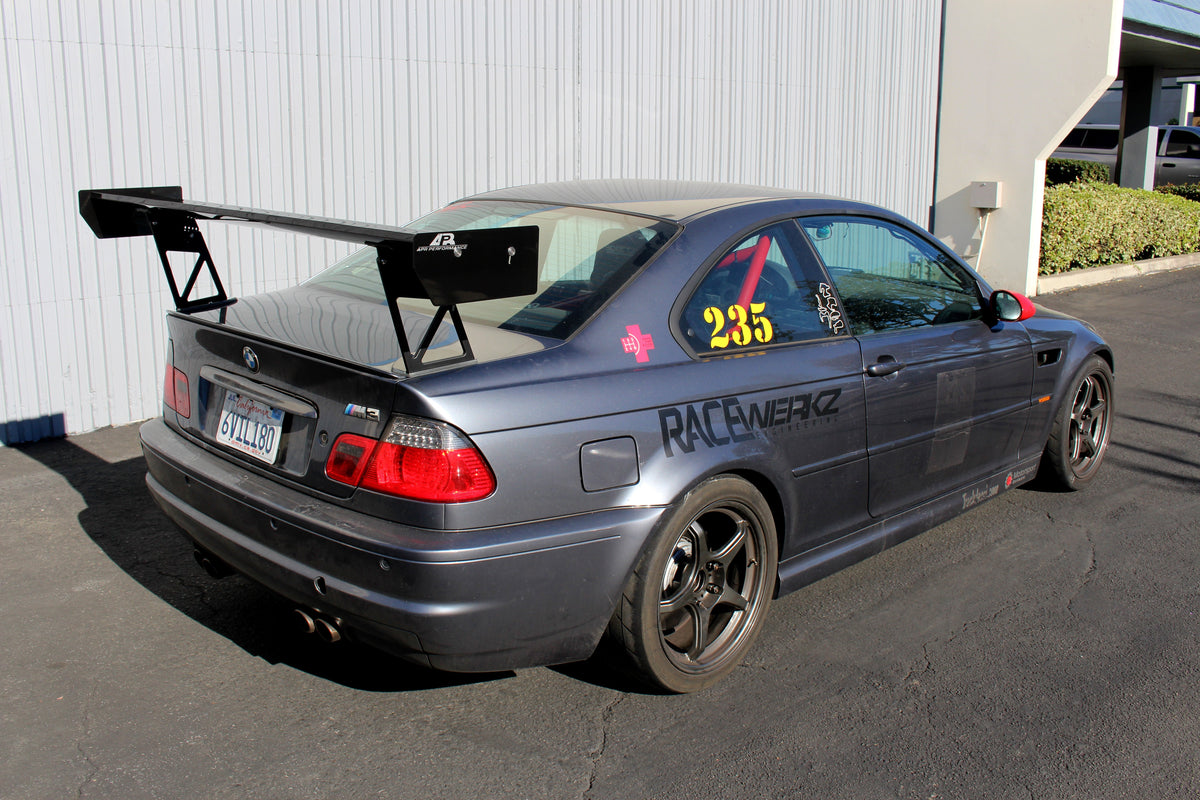 GT-250 Carbon Fiber Adjustable Wing-BMW E46 Coupe