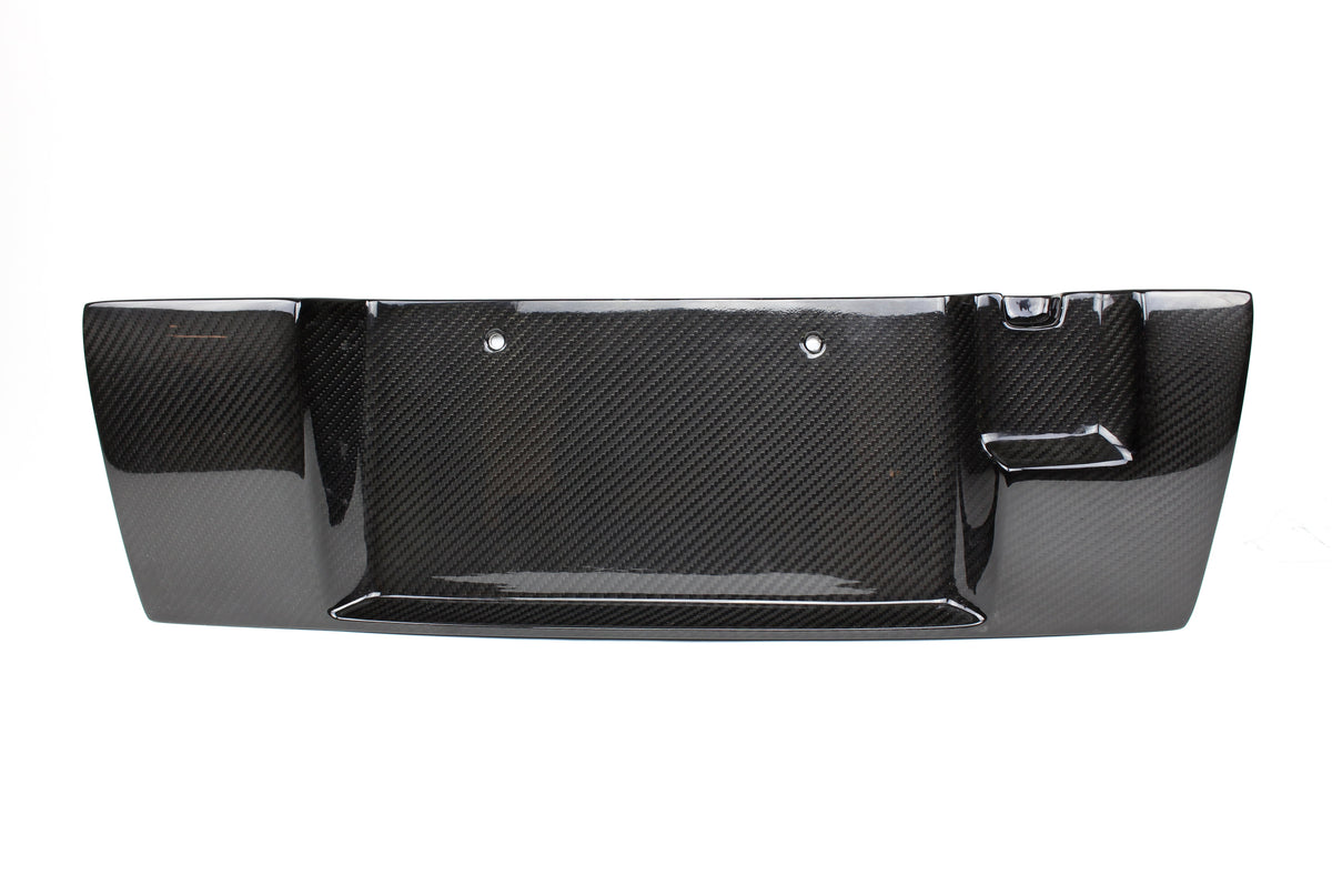 Carbon Fiber License Plate Backing- 2012-2016 Nissan R35 GTR