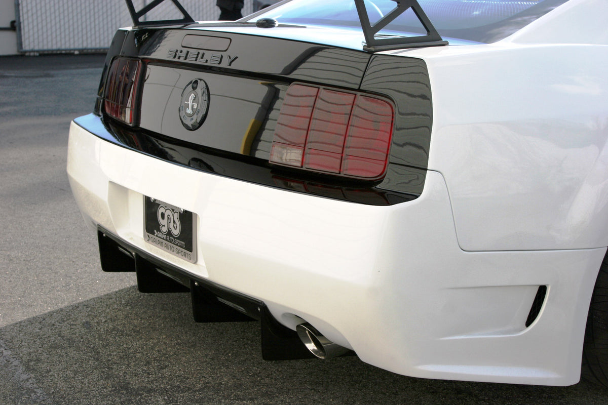 GTR Carbon Fiber Rear Diffuser - 2005-2009 Ford S197 Mustang