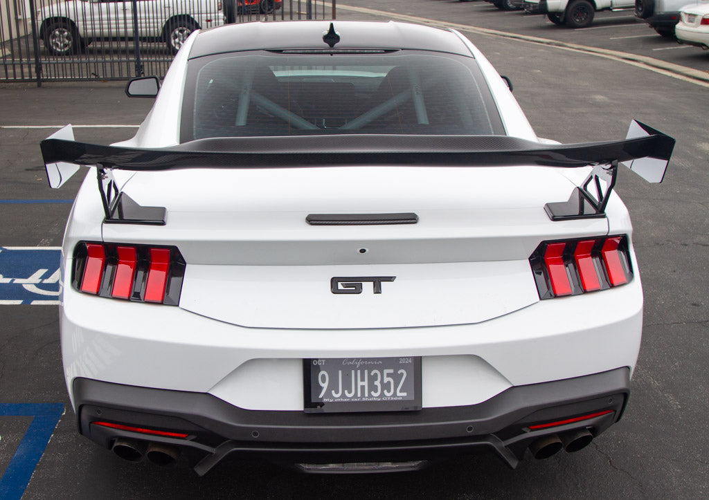 GTC-200 Carbon Fiber Adjustable Wing - Ford S650 Mustang 2024 - Current