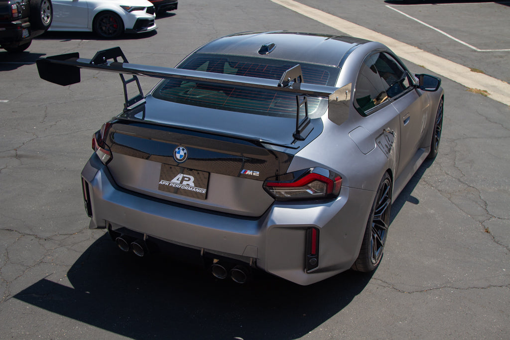 GT250 Carbon Fiber Swan Neck Wing - BMW G42 M240i / G87 M2