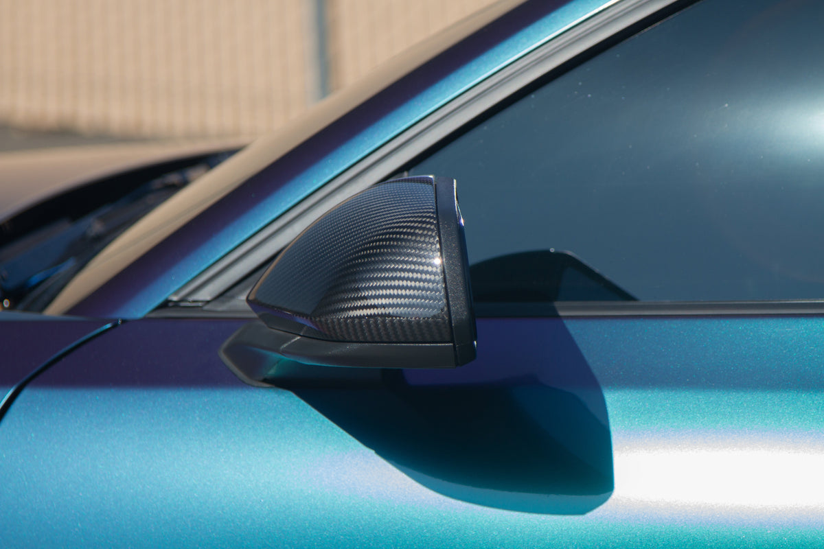 Carbon Fiber Replacement Mirrors - 2015-2025 Ford Mustang S550 / S650