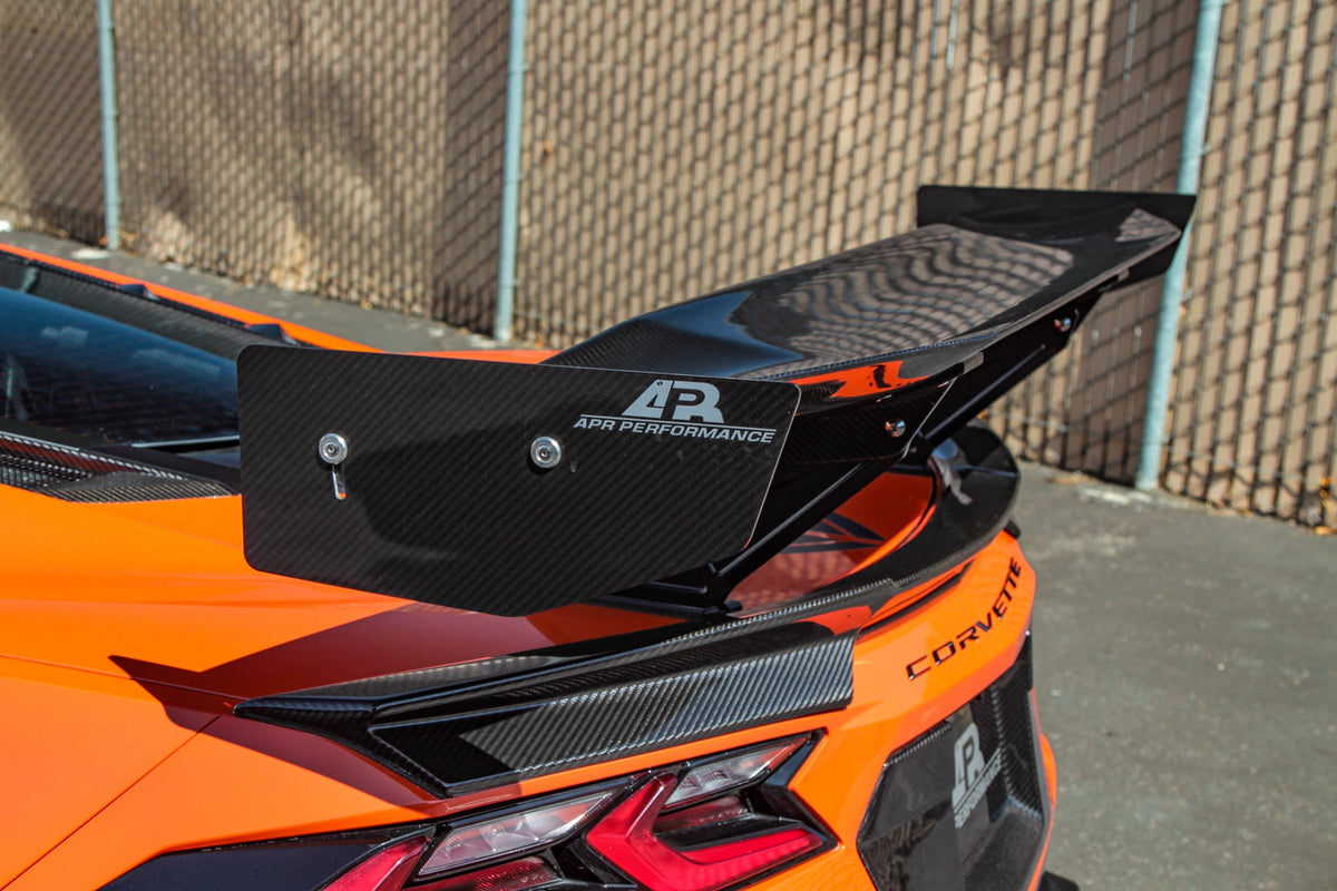 GTC-500 Carbon Fiber Adjustable Wing-Chevrolet C8 Corvette Stingray