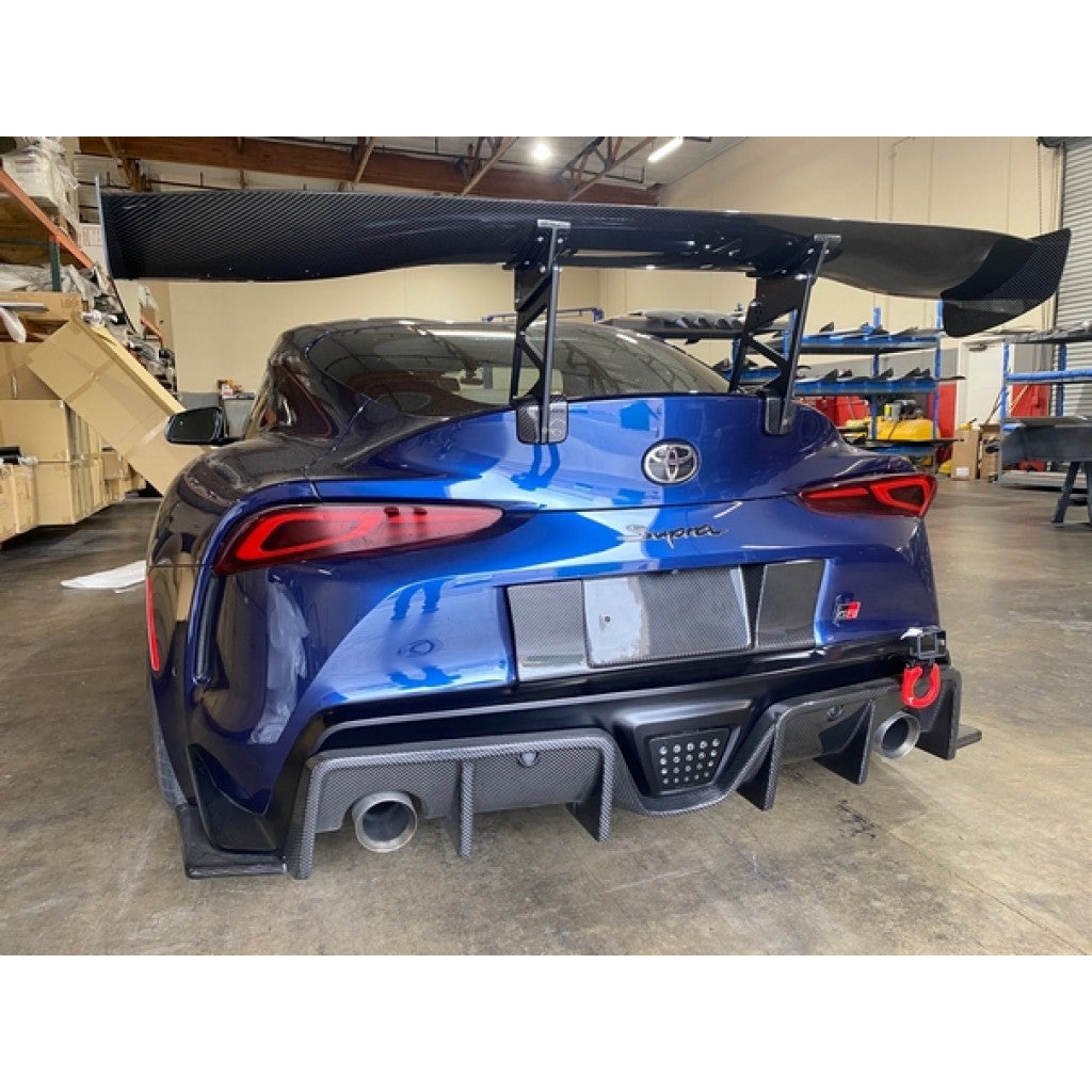 Carbon Fiber License Plate Backing -Toyota Supra A90 2020-2023