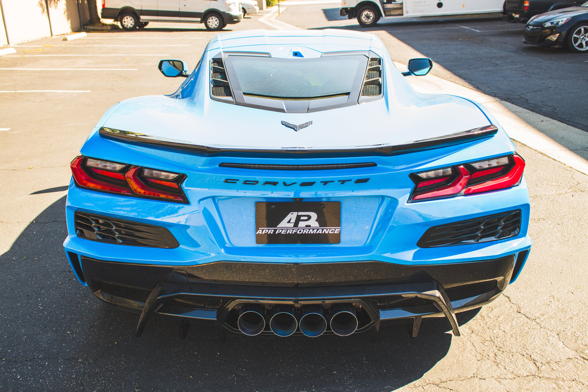 Carbon Fiber Rear Spoiler Delete - Chevrolet Corvette C8 Z06/E-ray/ZR1/ Grand Sport