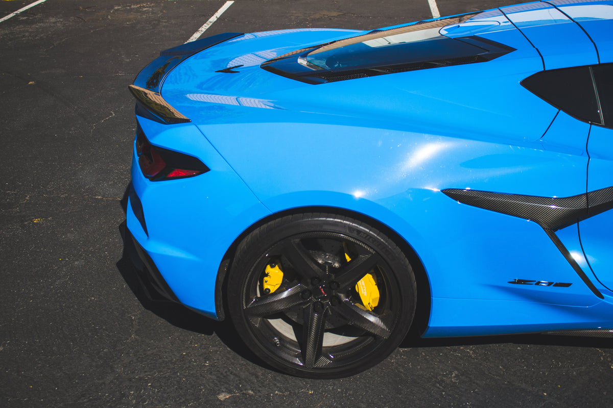 Carbon Fiber Rear Spoiler Delete - Chevrolet Corvette C8 Z06/E-ray/ZR1/ Grand Sport