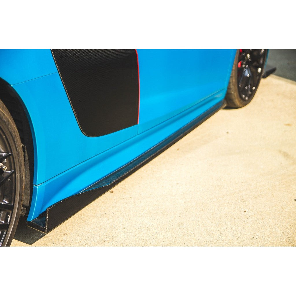 Carbon Fiber Side Rocker Extensions/ Side Skirt - 2016-2018 Audi R8