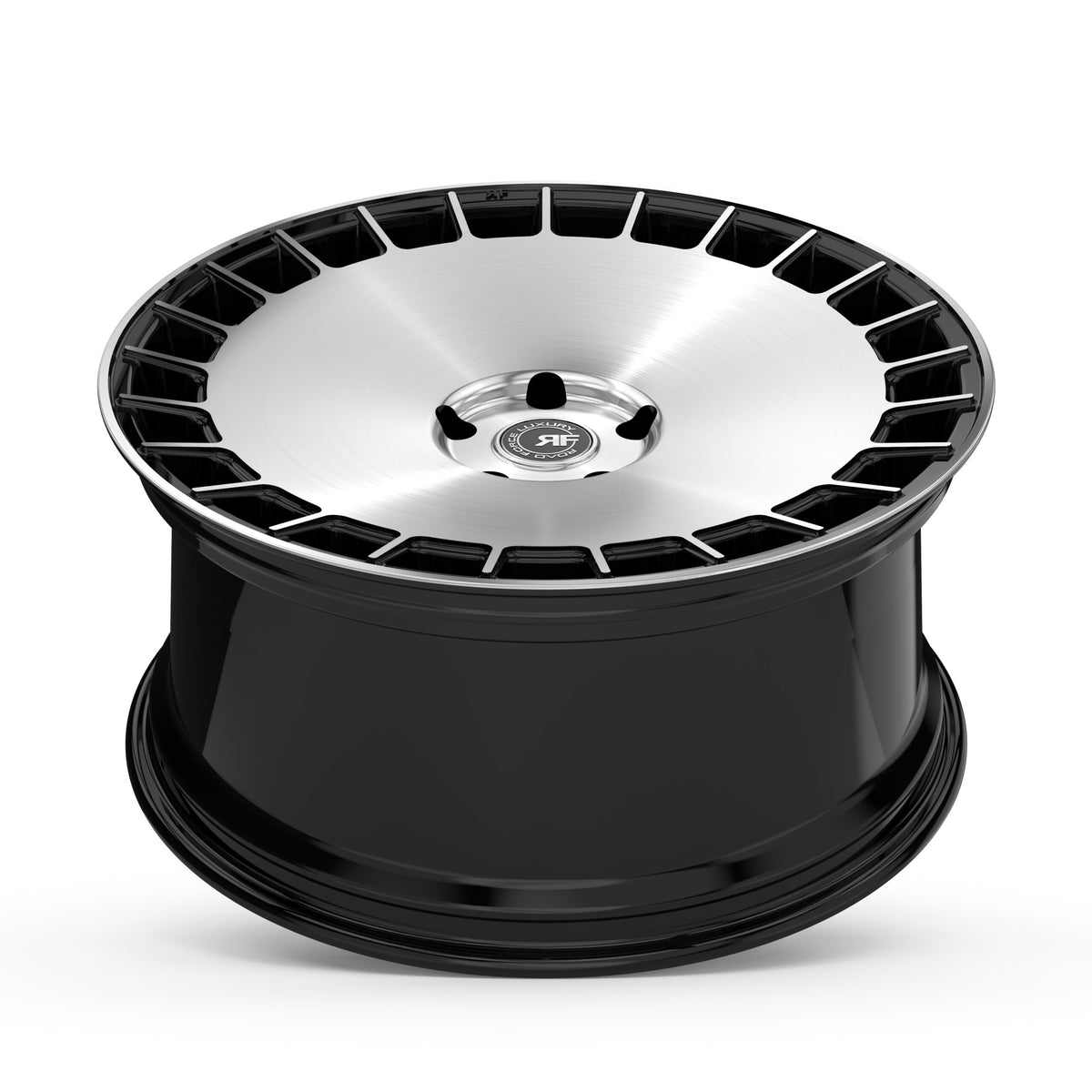 RoadForce Luxury RF30 FlowForm Gloss Black with Machined Face — photo 2