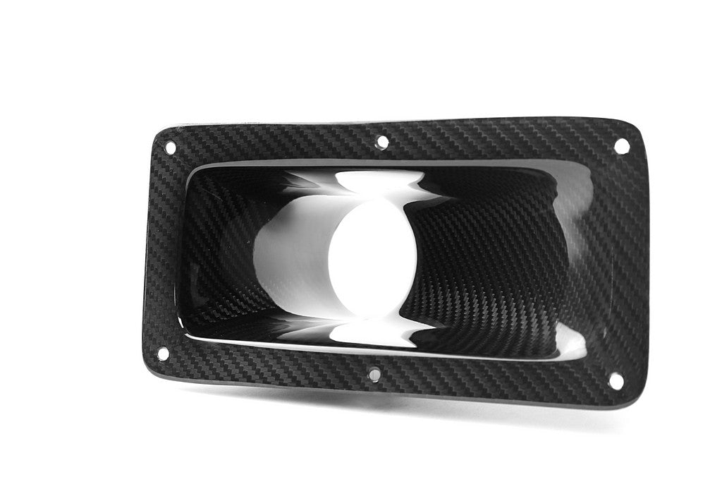 9.25" X 4.75" Carbon Fiber Air Inlet Duct w/ Flange-Universal