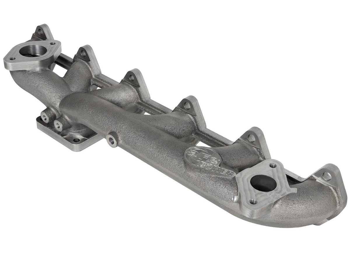 aFe Power BladeRunner Ported Ductile Iron Exhaust Manifold — Dodge/RAM Diesel Trucks 07.5-18 L6-6.7L (td) — 46-40054