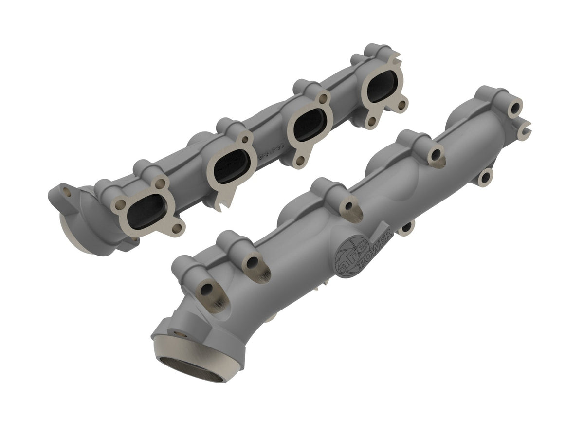 aFe Power BladeRunner Ported Ductile Iron Exhaust Manifolds — RAM 1500 (DT) 19-24 V8-5.7L HEMI — 46-40154