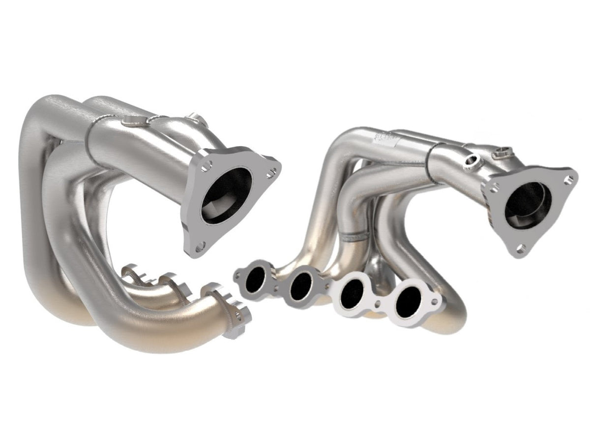 aFe Power Twisted Steel 304 Stainless Steel Long Tube Header — Chevrolet Corvette (C8) 20-26 V8-6.2L — 48-34148
