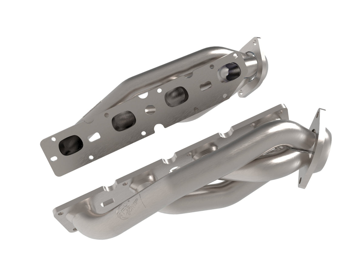 aFe Power Twisted Steel 304 Stainless Steel Short Tube Header — Jeep Grand Cherokee (WK2) 11-21/ Dodge Durango 11-26 V8-5.7L HEMI — 48-38029
