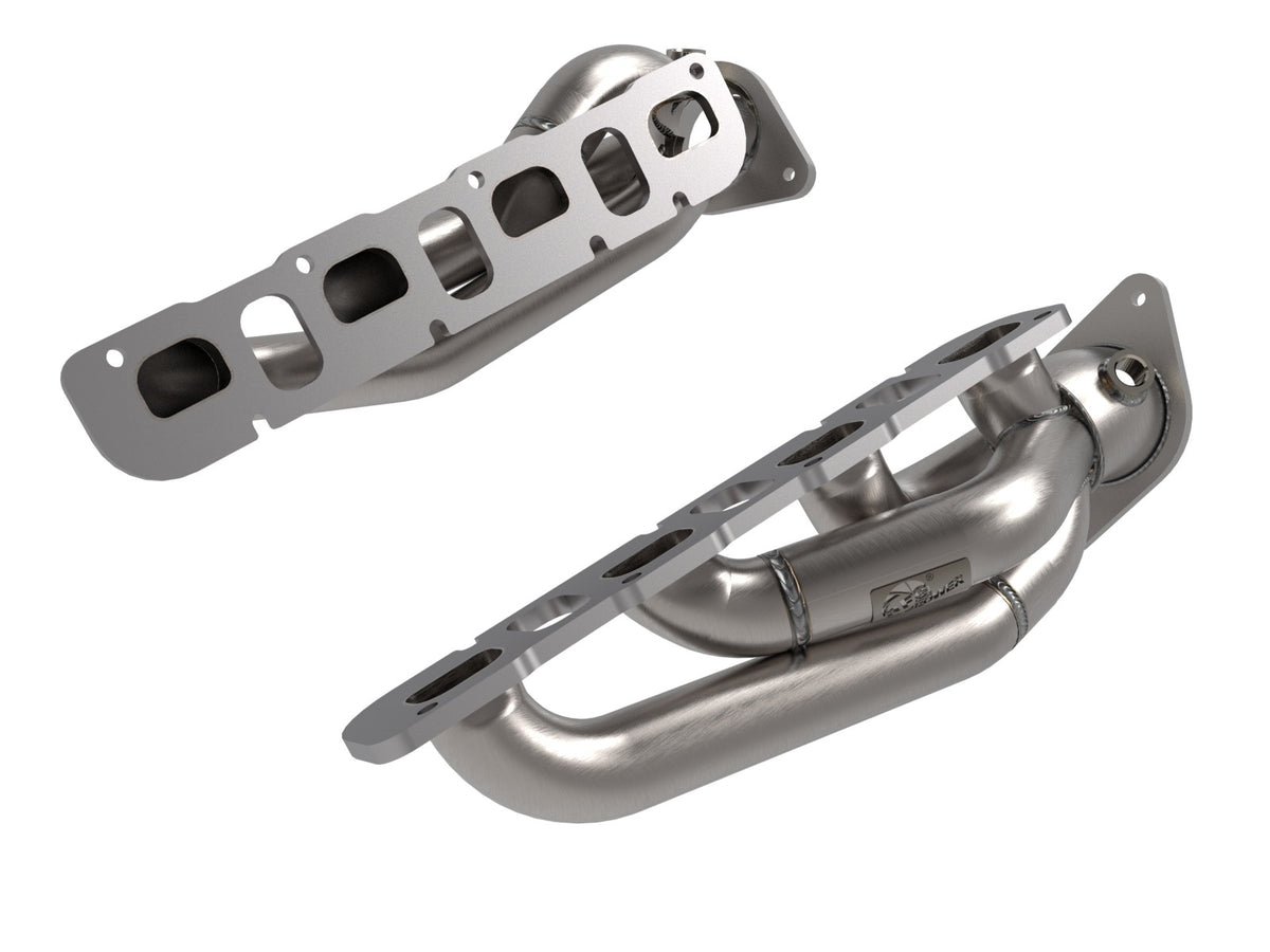 aFe Power Twisted Steel 304 Stainless Steel Short Tube Header — Jeep Wrangler 392 21-26 V8-6.4L — 48-38031