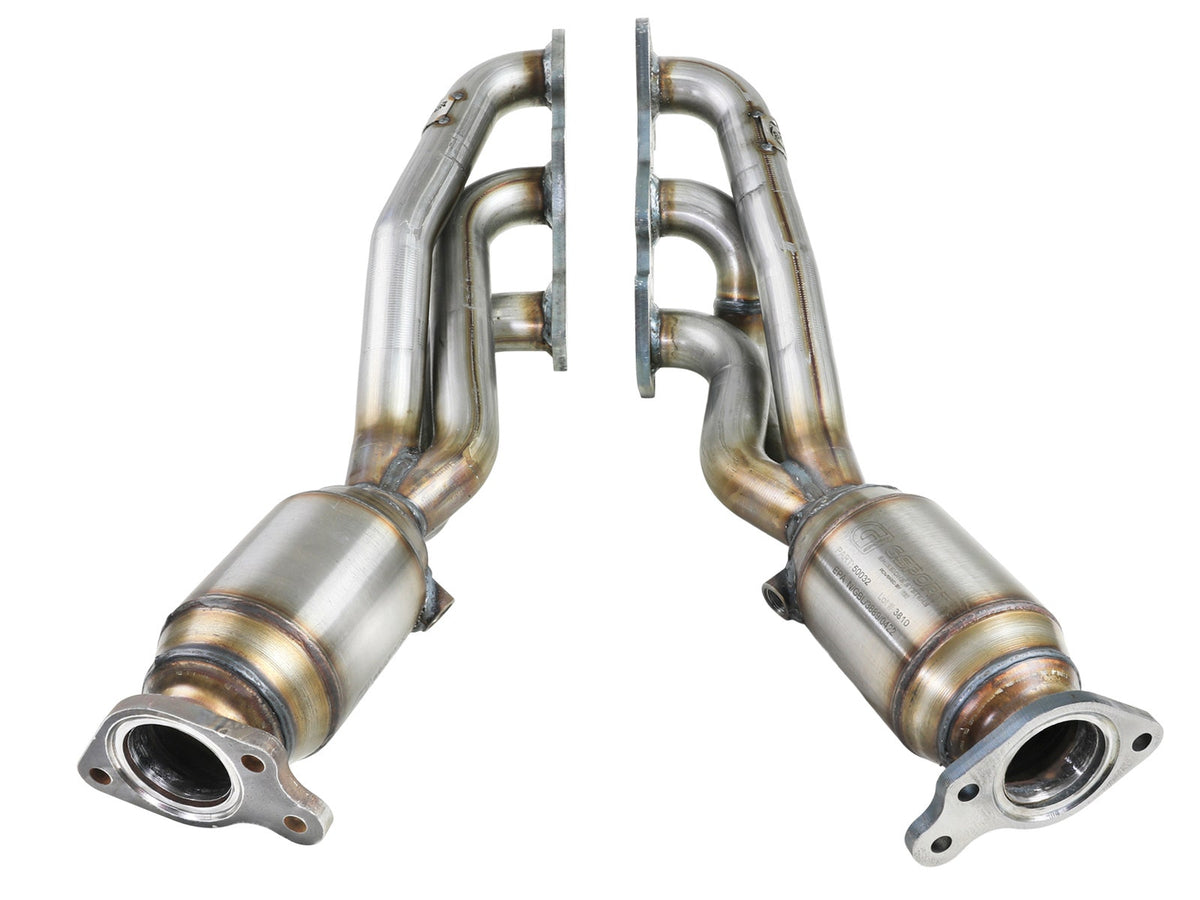 aFe Power Twisted Steel 409 Stainless Steel Header w/ Cat — Toyota Tacoma 05-11 V6-4.0L — 48-46001-1HC