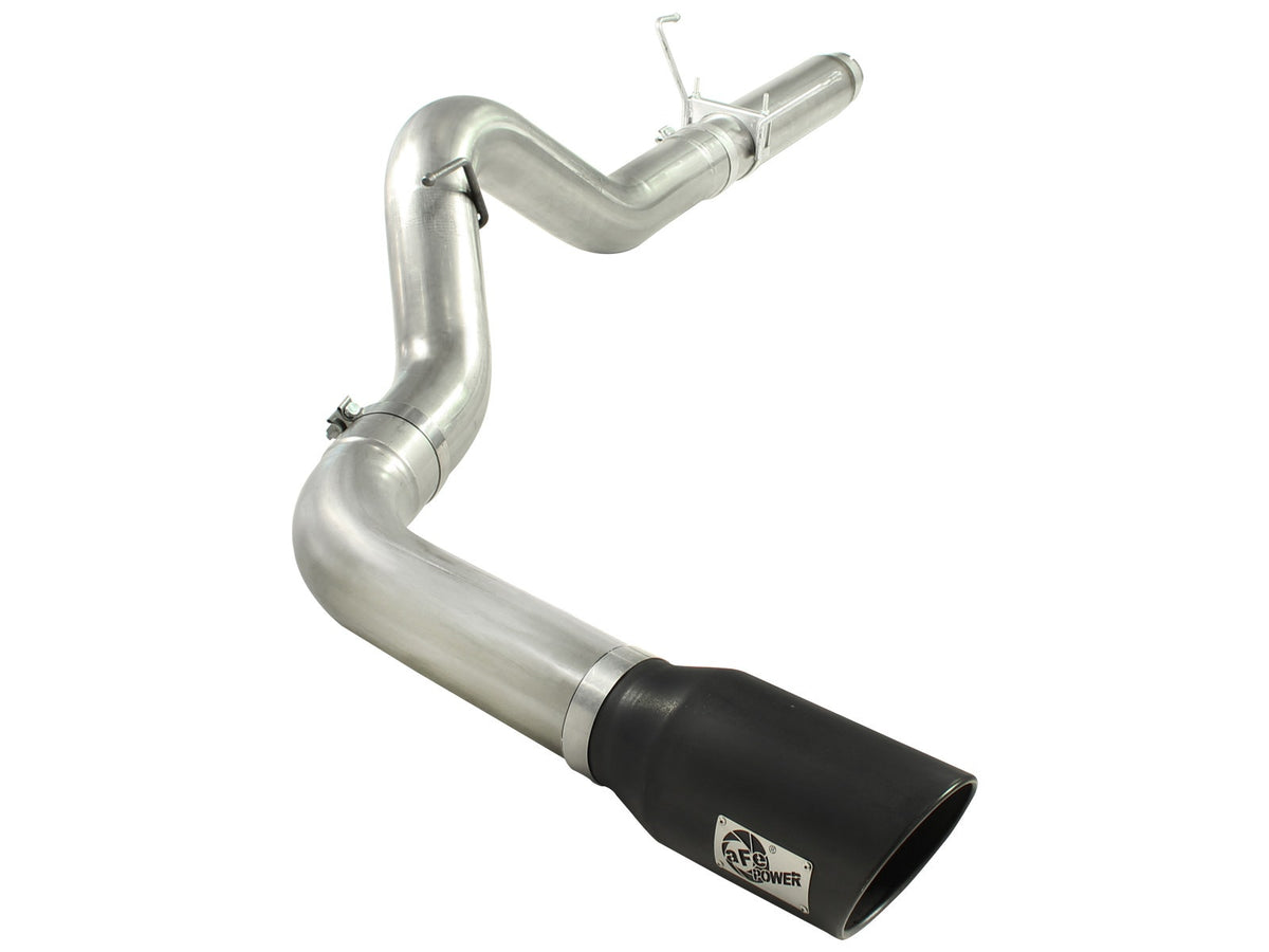 aFe Power ATLAS 5 IN Aluminized Steel DPF-Back Exhaust System — Dodge Diesel Trucks 07.5-12 L6-6.7L (td) — 49-02016-B