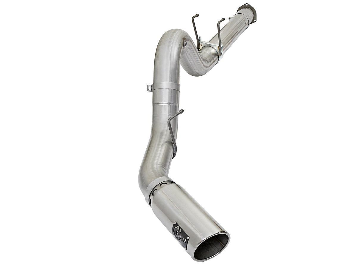 aFe Power ATLAS 5 IN Aluminized Steel DPF-Back Exhaust System — Ford Diesel Trucks 17-26 V8-6.7L (td) — 49-03090-P