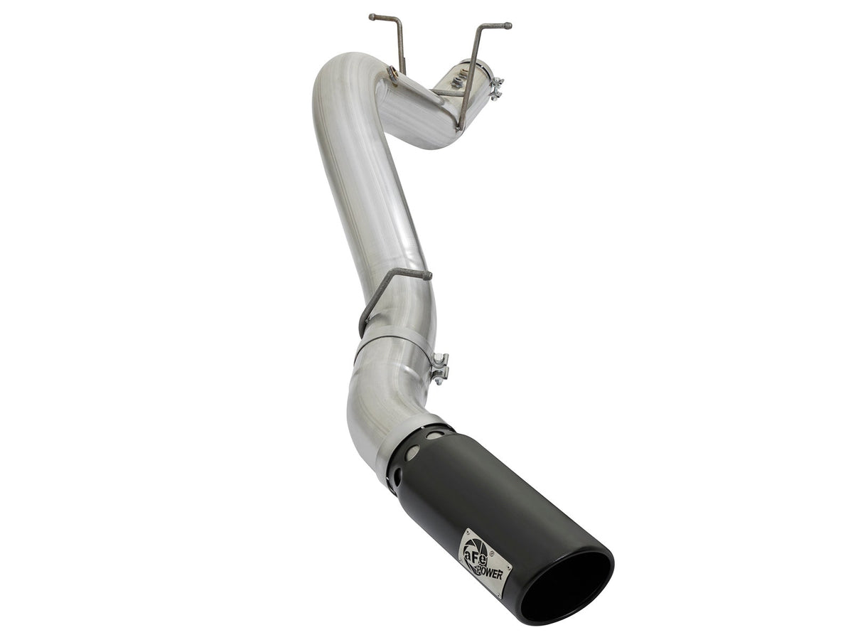 aFe Power ATLAS 5 IN Aluminized Steel DPF-Back Exhaust System — GM Diesel Trucks 17-19 V8-6.6L (td) L5P — 49-04085-B
