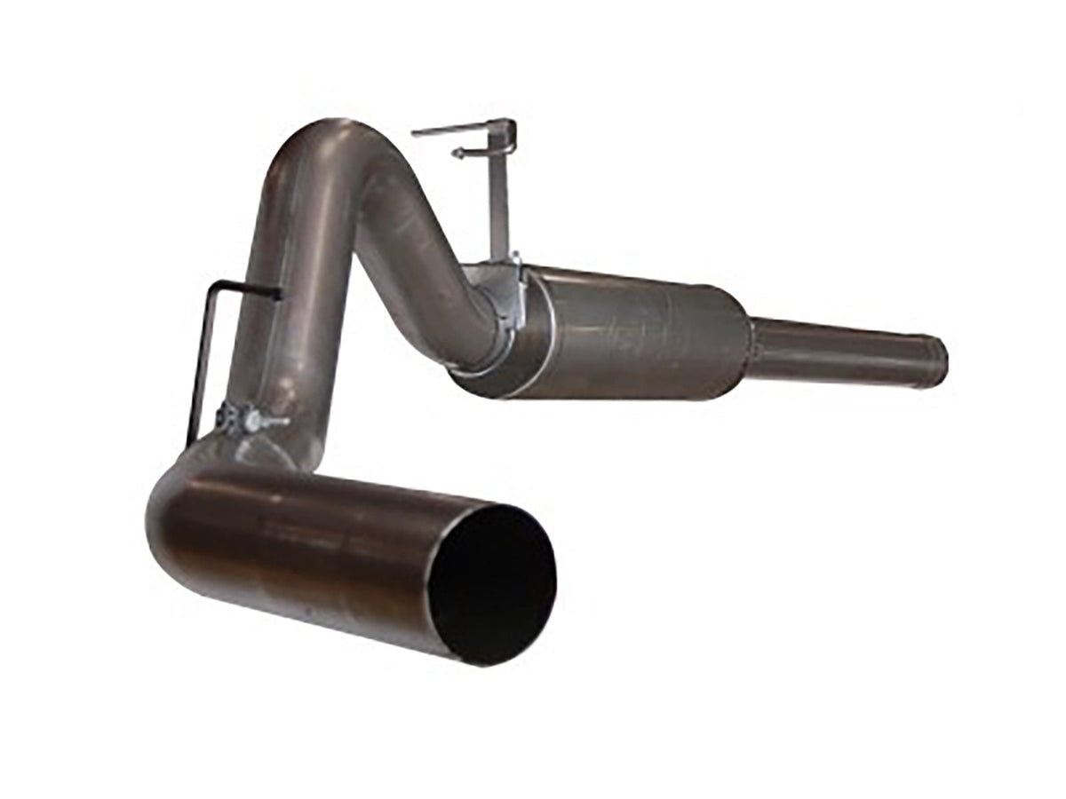 aFe Power Large Bore-HD 4 IN 409 Stainless Steel Cat-Back Exhaust System No Tip — Dodge Diesel Trucks 04.5-07 L6-5.9L (td) — 49-12002