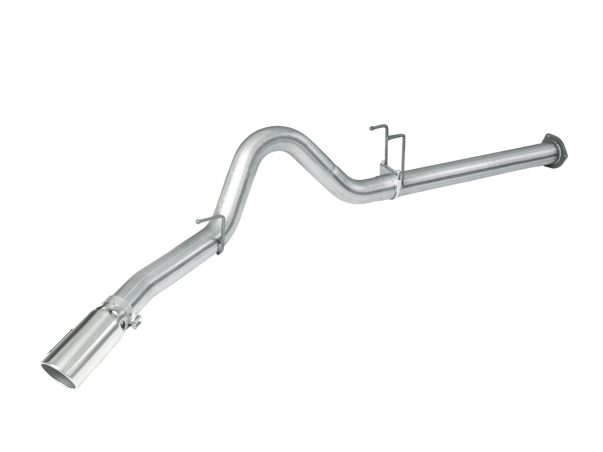 aFe Power Large Bore-HD 4 IN 409 Stainless Steel DPF-Back Exhaust System — Ford Diesel Trucks 11-14 V8-6.7L (td) — 49-13028