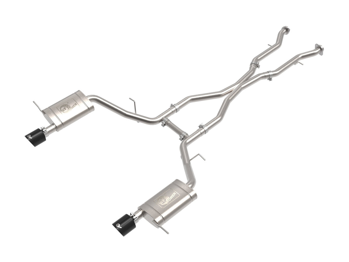 aFe Power MACH Force-Xp 2-1/2 IN 304 Stainless Steel Cat-Back Exhaust w/ Black Tip — Dodge Durango 11-26 V6-3.6L/V8-5.7L — 49-32086-B