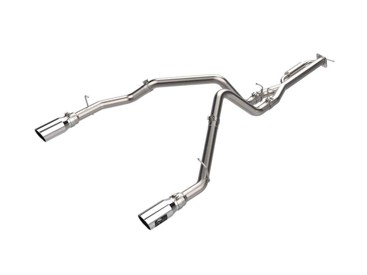 aFe Power Vulcan Series 3 IN 304 Stainless Steel Cat-Back Exhaust System w/ Polished Tips — RAM 1500 25-26 L6-3.0L (tt) — 49-32088-1P
