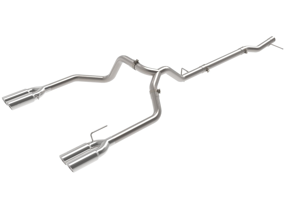 aFe Power Vulcan Series 3 IN 304 Stainless Steel DPF-Back Exhaust System w/ Polished Tip — GM Trucks 23-26 L6-3.0L (td) LZ0 — 49-34146-P