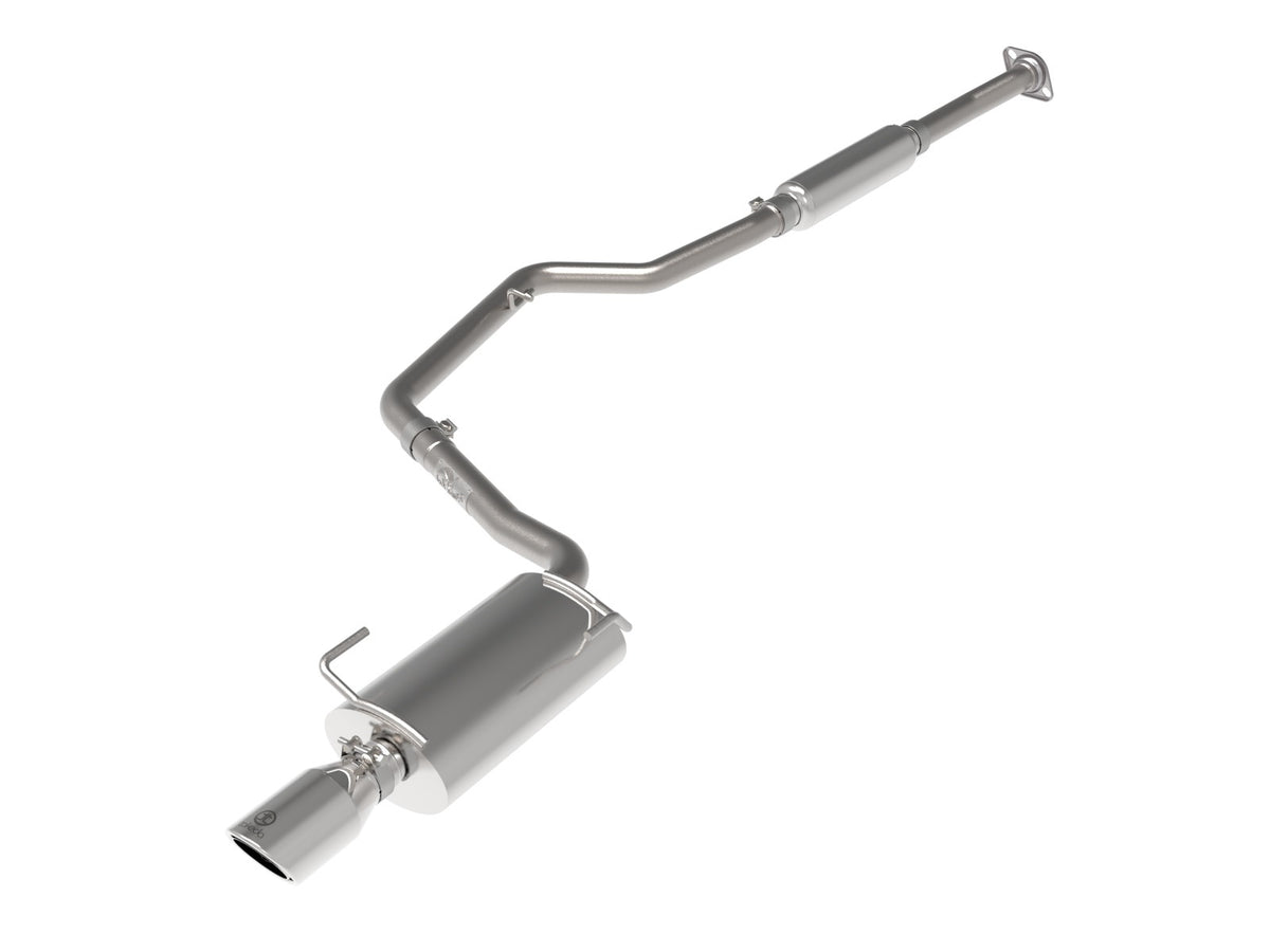aFe Power Takeda 2-1/4 IN 304 Stainless Steel Cat-Back Exhaust System w/ Polished Tip — Subaru Impreza 12-16 H4-2.0L — 49-36052-P