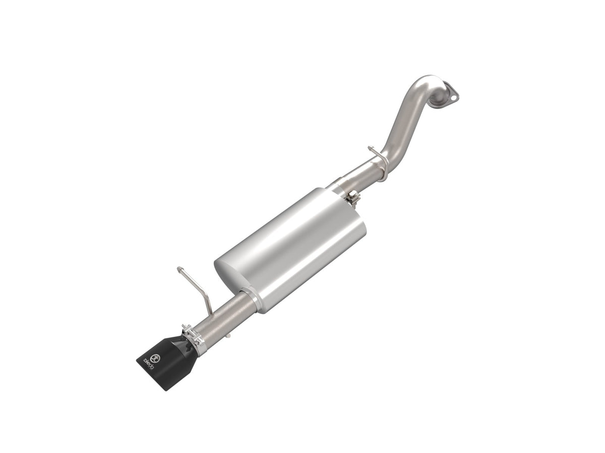 aFe Power Takeda 2-1/2 IN 304 Stainless Steel Axle-Back Exhaust System w/ Black Tip — Toyota Corolla 14-19 L4-1.8L — 49-36083-B
