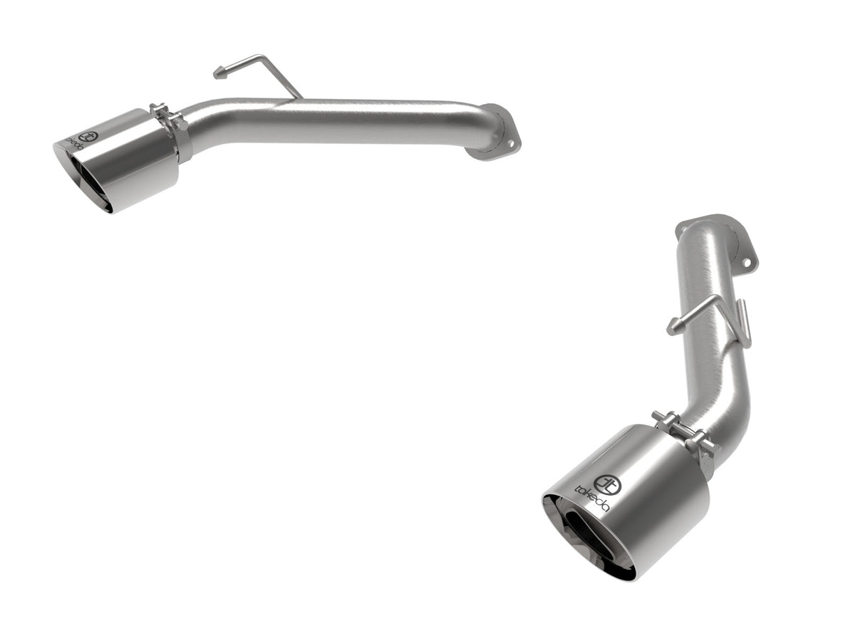 aFe Power Takeda 2-1/2 IN 304 Stainless Steel Axle-Back Exhaust System w/ Polished Tip — Nissan Z 23-26 V6-3.0L (tt) — 49-36137-P