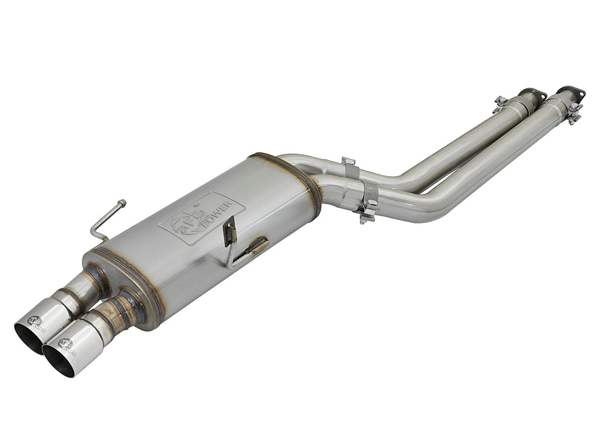 aFe Power MACH Force-Xp 304 Stainless Steel Cat-Back Exhaust System — BMW M3 (E36) 96-99 L6-3.2L S52 — 49-36332-P