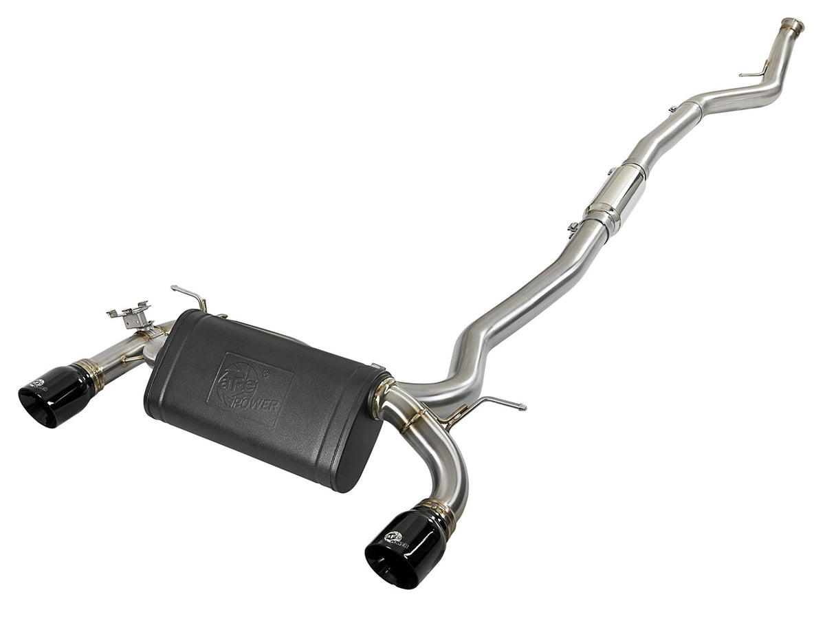 aFe Power MACH Force-Xp 3 IN to 2-1/2 IN 304 Stainless Steel Cat-Back Exhaust System — BMW 335i (F30) 12-15 / 435i (F32/F33) 14-16 L6-3.0L (t) N55 — 49-36340-B