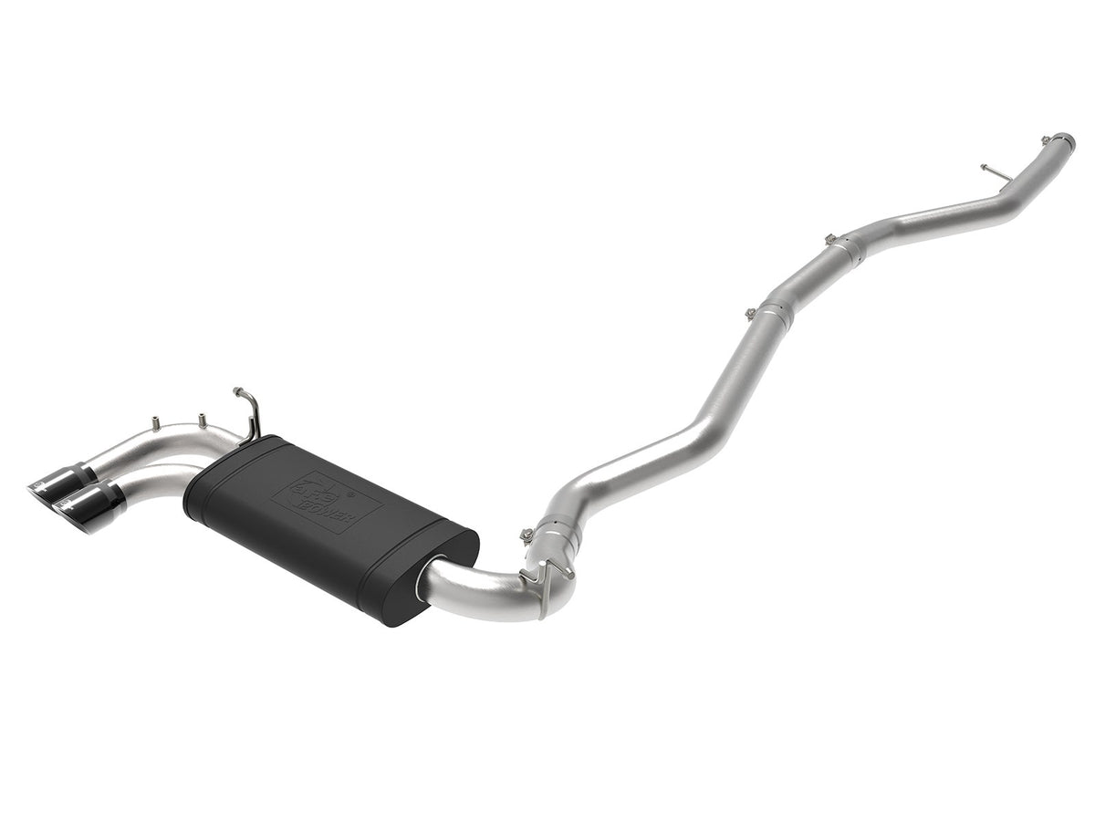 aFe Power MACH Force-Xp 3 IN to 2-1/4 IN 304 Stainless Steel Cat-Back Exhaust System — BMW 228i (F22/23) 14-16 L4-2.0L (t) N20 — 49-36345-B
