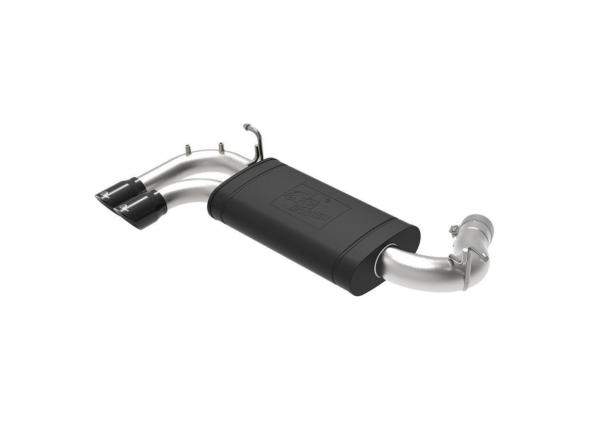 aFe Power MACH Force-Xp 3 IN to 2-1/4 IN 304 Stainless Steel Axle-Back Exhaust System — BMW 228i (F22/23) 14-16 L4-2.0L (t) N20 — 49-36346-B