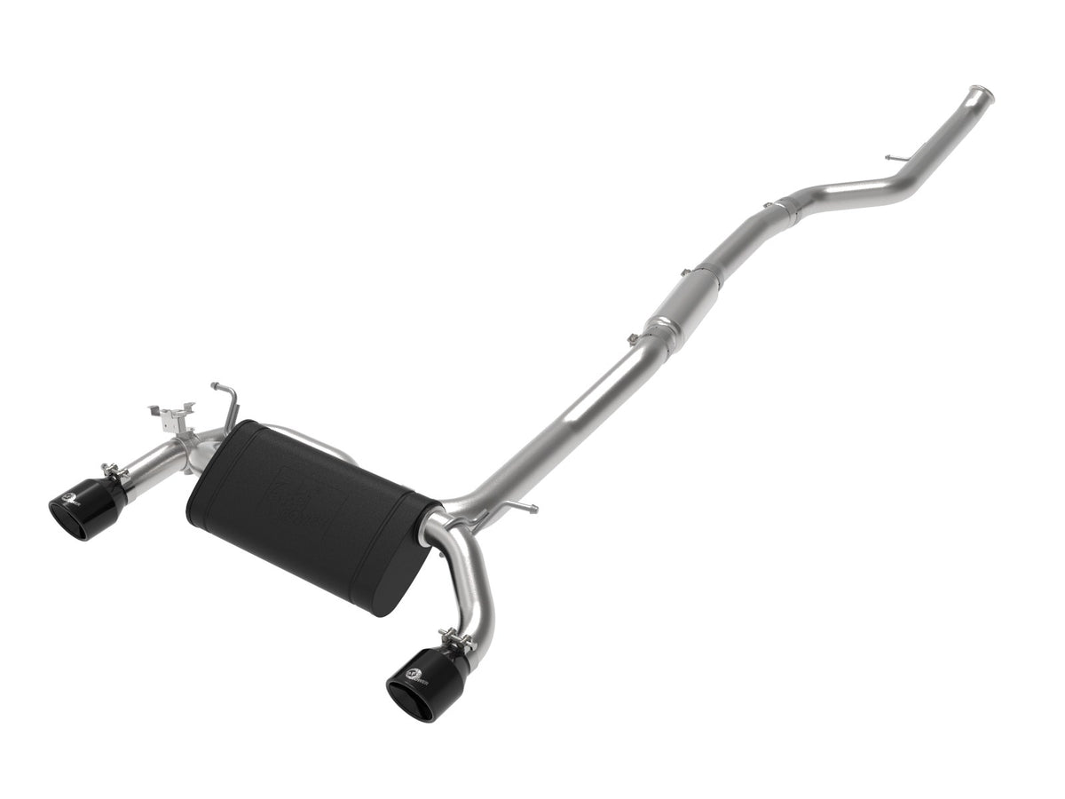 aFe Power MACH Force-Xp 3 IN to 2-1/2 IN 304 Stainless Steel Cat-Back Exhaust System — BMW M235i (F22/23) 14-16 L6-3.0L (t) N55 — 49-36347-B