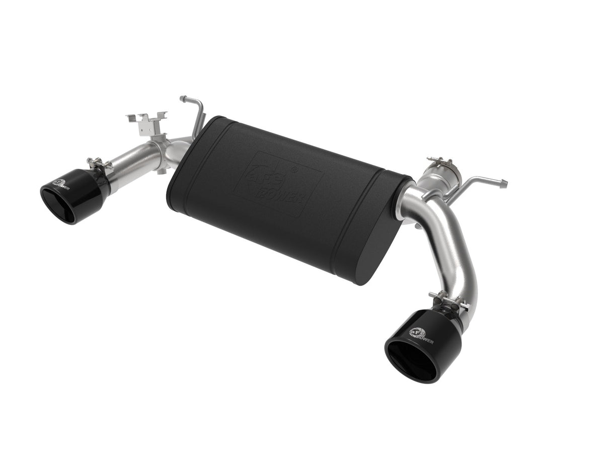 aFe Power MACH Force-Xp 3 IN to 2-1/2 IN 304 Stainless Steel Axle-Back Exhaust System — BMW M235i (F22/23) 14-16 L6-3.0L (t) N55 — 49-36348-B