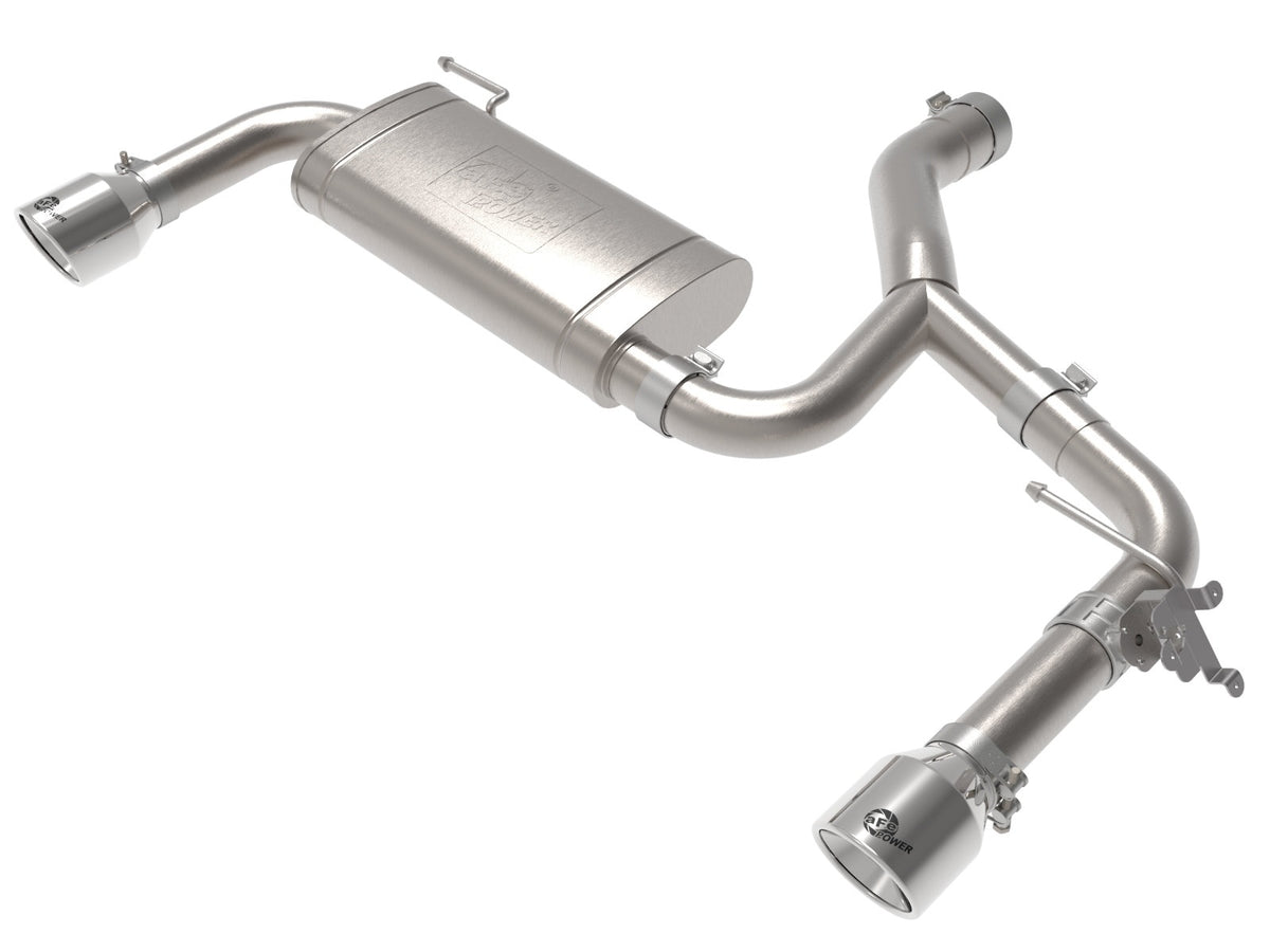 aFe Power MACH Force-Xp 3 IN to 2-1/2 IN 304 Stainless Steel Axle-Back Exhaust System — BMW X1 (F48) 15-22 L4-2.0L (t) — 49-36349-P