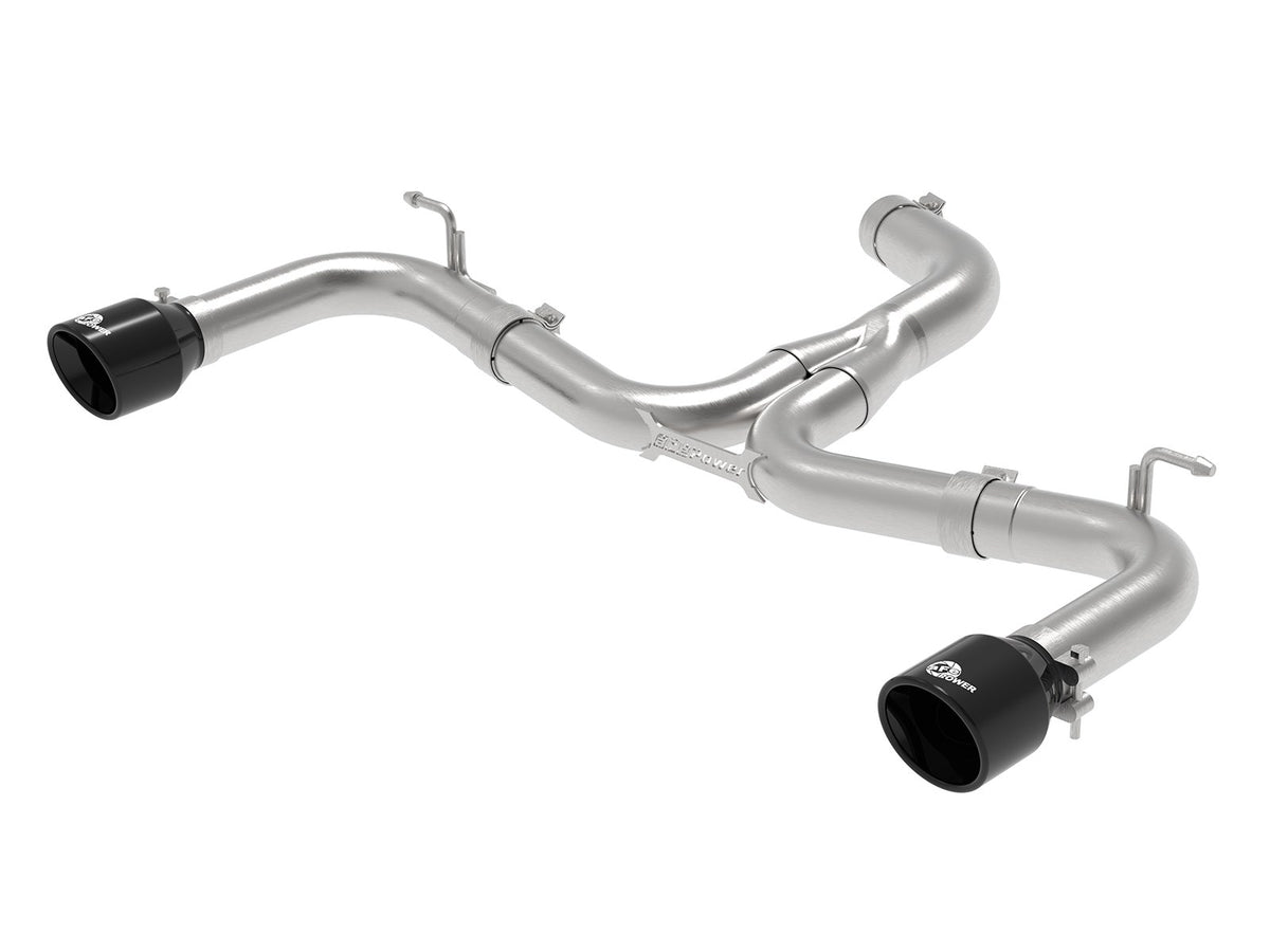 aFe Power MACH Force-Xp 3 IN to 2-1/2 IN 304 Stainless Steel Axle-Back Exhaust System — Volkswagen GTI (MKVII) 15-17 L4-2.0L (t) — 49-36417-B