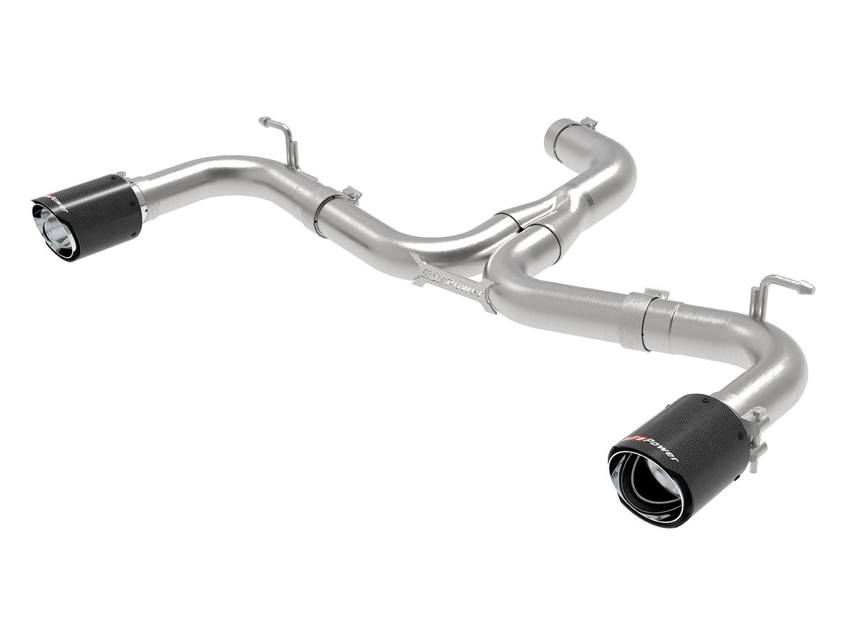 aFe Power MACH Force-Xp 3 IN to 2-1/2 IN 304 Stainless Steel Axle-Back Exhaust System — Volkswagen GTI (MKVII) 15-17 L4-2.0L (t) — 49-36417-C