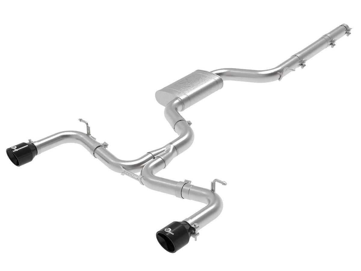 aFe Power MACH Force-Xp 3 IN to 2-1/2 IN 304 Stainless Steel Cat-Back Exhaust System — Volkswagen GTI (MKVII) 15-17 L4-2.0L (t) — 49-36418-B